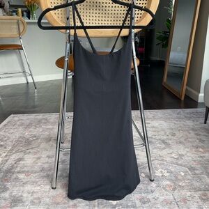 Black active workout dress